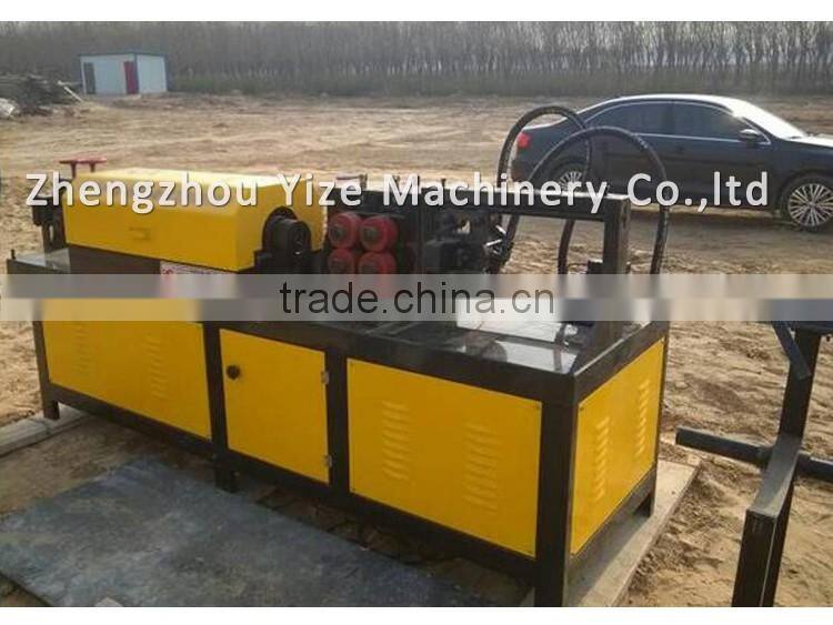 Steel bar straightening machine / reinforcement steel bar straightening and cutting machine