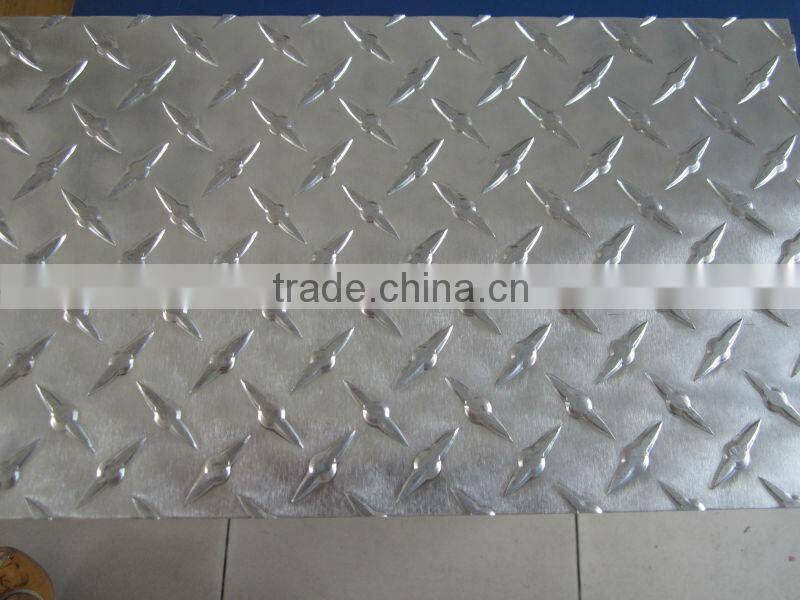 Aluminum checkered sheet diamond pattern 3003