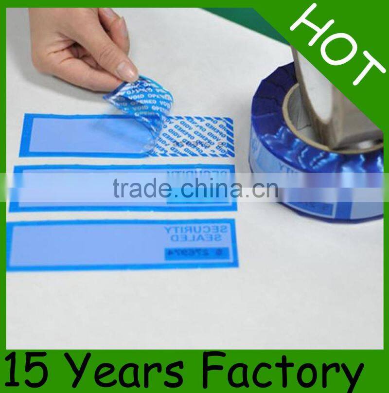 partial transfer and total transfer warranty sticker void if tampered