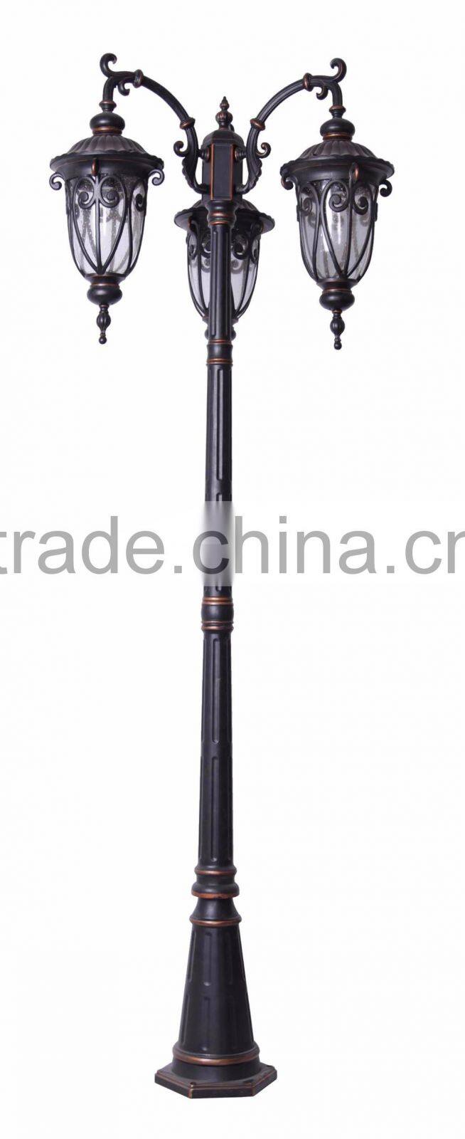 Manufacturer Die Cast Aluminum Garden Lamp Post