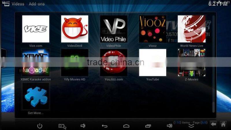 Fully Loaded CS918 android 4.4.2 2G+8G RK3188 Quad core Android tv box cs918