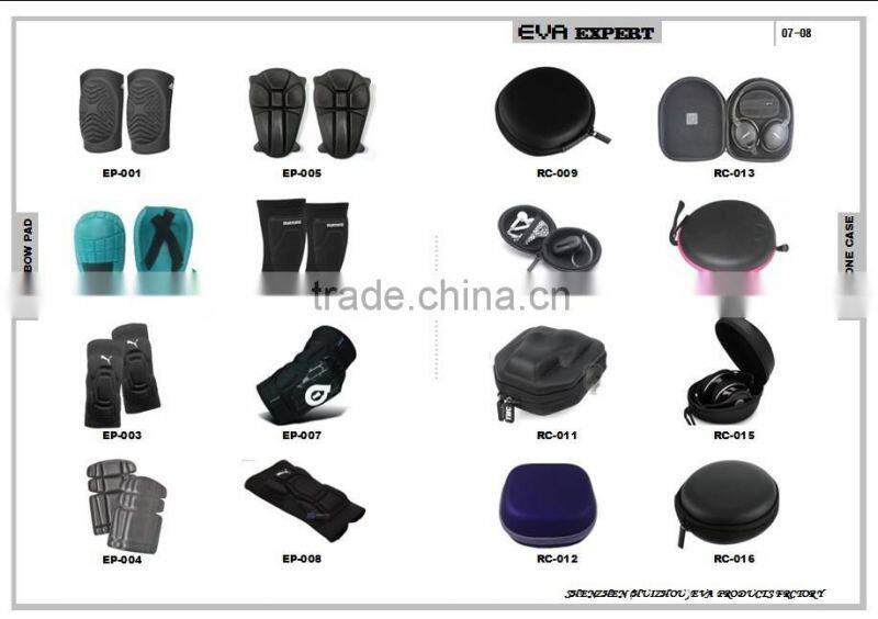 2016 Custom EVA Earphone Case Pouch Bag, Hot Custom EVA Headphone Headset Case Bag Pouch RC-017