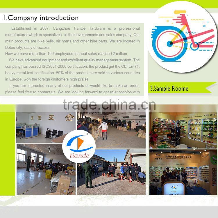 beauty gift colourful bike bell printed bike parts free style bike bell