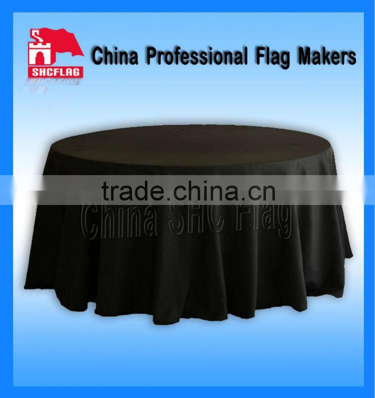 Custom Design Dye Sub Printed Table Throw Round Table Cloth Round Tablecloth