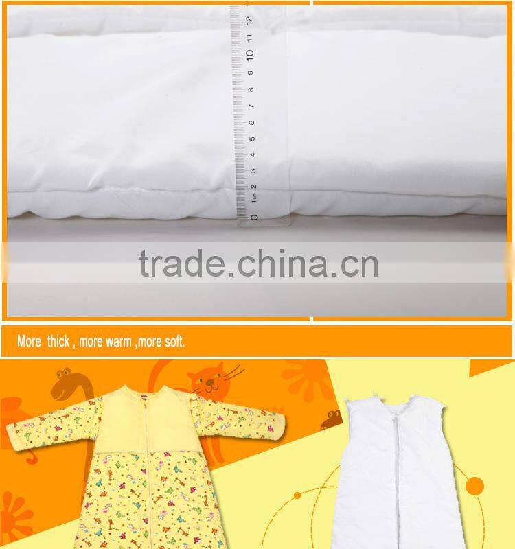 Infant kids anti kicking quilt sleeping bag for four seasons detachable fillings yellow style