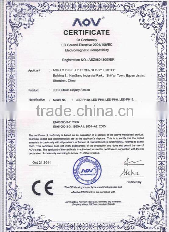 P10 led module outdoor Single Red led banners led display modules