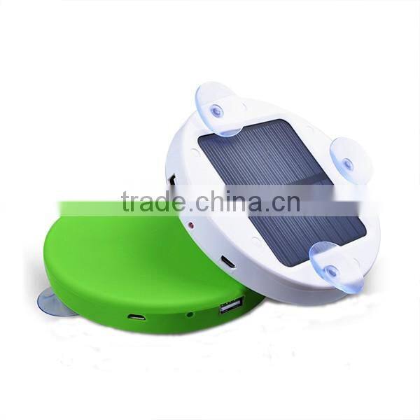 The hottest selling window stick solar mobile phone charger, waterproof rechargable mobile phone battery