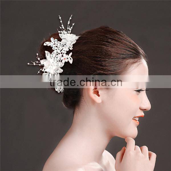 MYLOVE rhinestone pearl bridal hair jewelry women accessory handmade asian bridal jewelry MLF120
