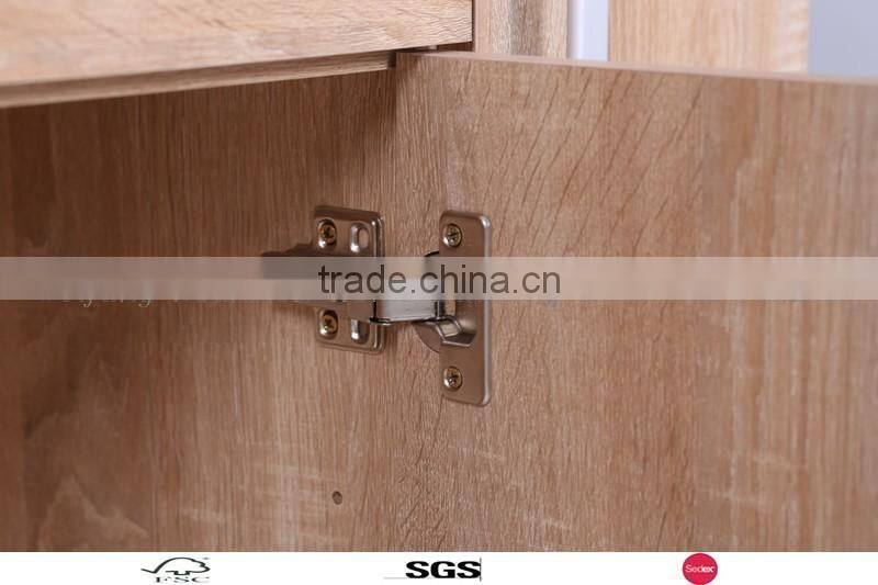 2016 modern Perfect and good quality wooden drawer storage cabinet with 2doors