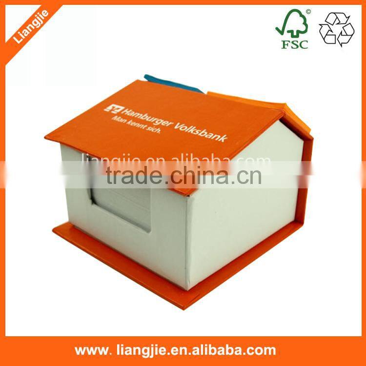 House Shape Paper Holder Memo Pad,Loose Leaf Paper,Replaced MemoPad