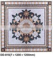 Rose flower mosaic pattern