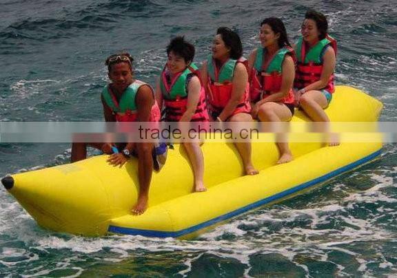 inflatable banana boat for sale / inflatable flying fish hire / single hull banana boat flying