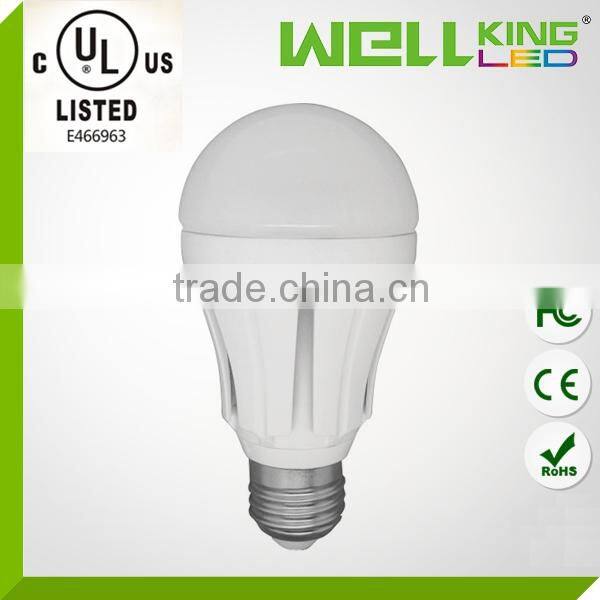CE RoHS approved 6W 8W 10W 12W A60 A19 UL led e26 bulbs