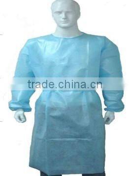 PP white disposable medical gowns