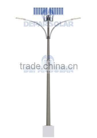 120W Solar Led Street/Road Light 12m pole IMO Series double arm