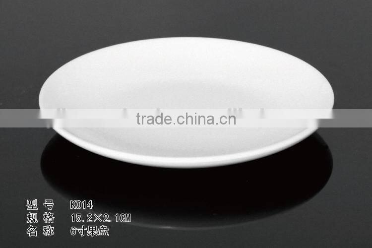 2015 hot selling manufacter wholeasle OEM colorful food 9" plastic custom printed white wholesale melamine plates