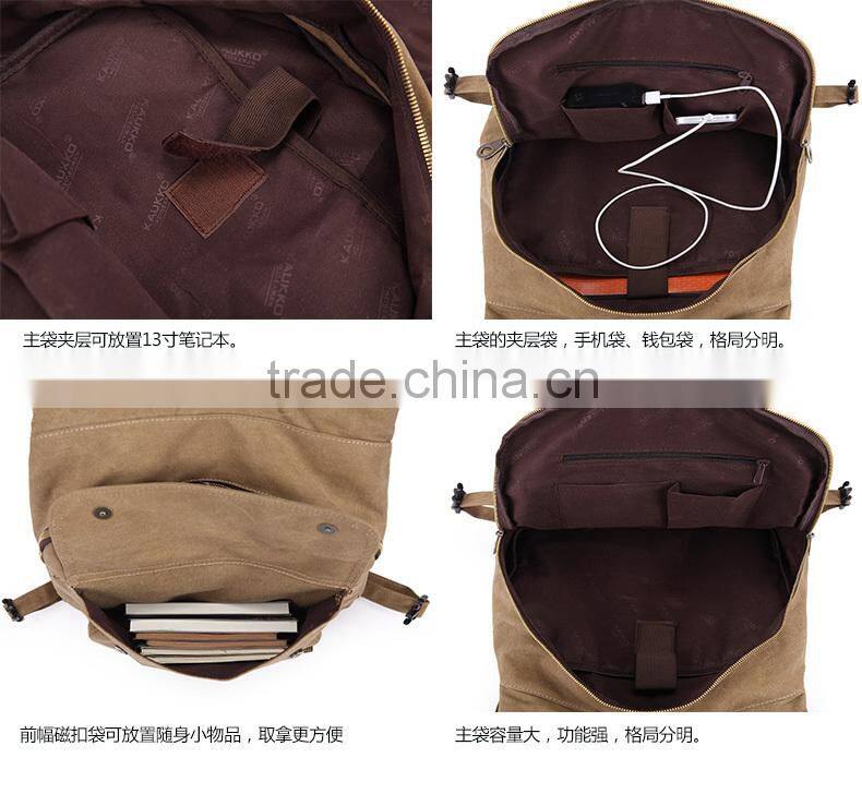 High quality canvas shoulder bag convert to a backpack from a shoulder bag canvas tote bag for girls