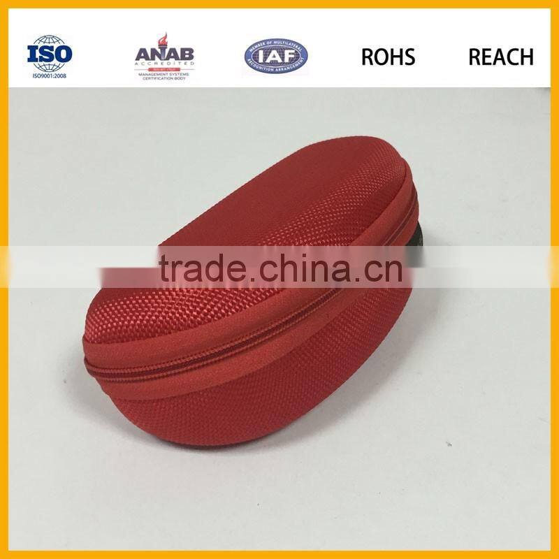 Custom Hard Fancy Shell Shape Nylon Glasses Case with Zipper