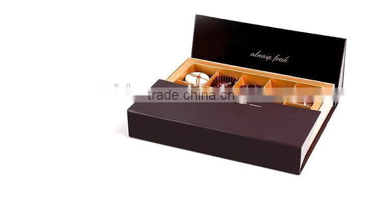 Food grade elegant paper cardboard chocolate box
