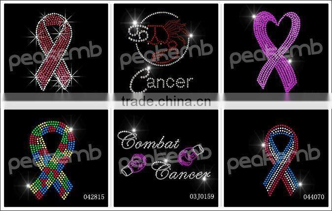 Bling Iron On Ribbon Glitter Transfer Custom Design With Football Logo