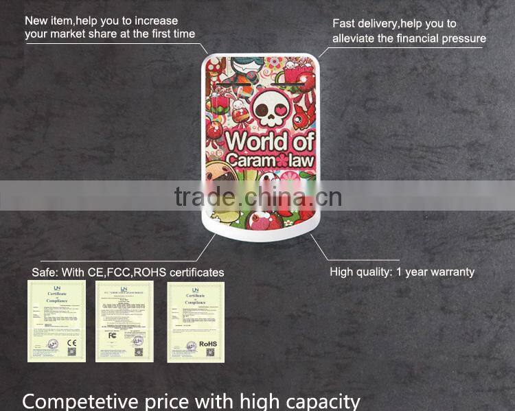 2014 New Cheap ABS Mobile Power Bank Charger for Smart phones