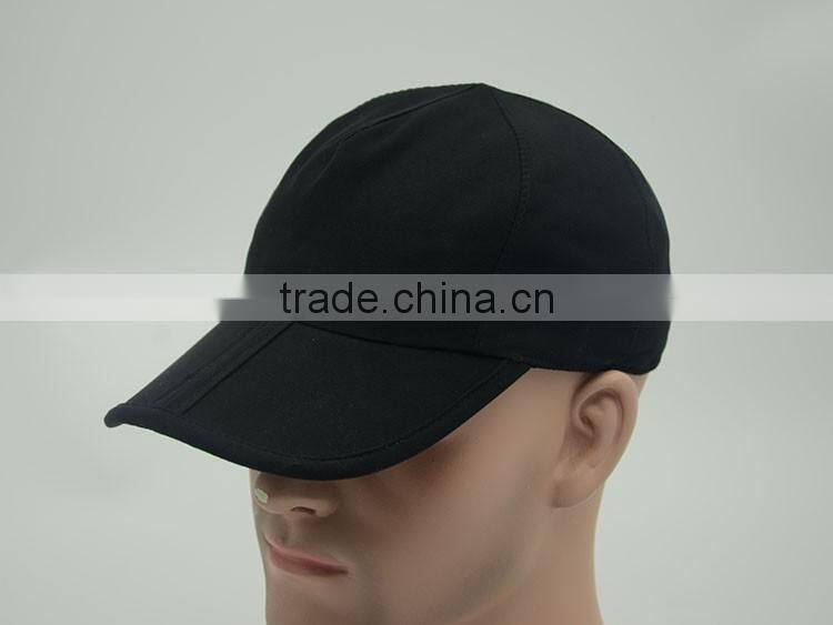 high quality running cap,black running cap