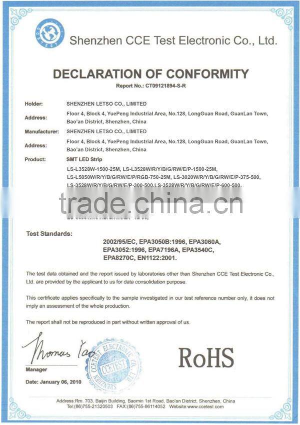 3528 series LED Meteor light 600mm outdoor decorative lighting led meteor shower light led rain tube light