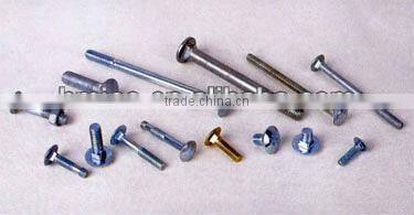 High quality Zinc Plated U Bolts with Nylon locknut/hexagon head botls series/grooved bolts/special bolts /lag bolt
