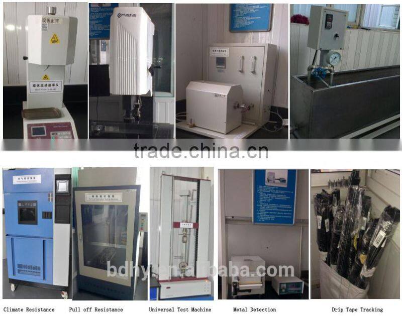 drip pipe with round drippers for irrigation