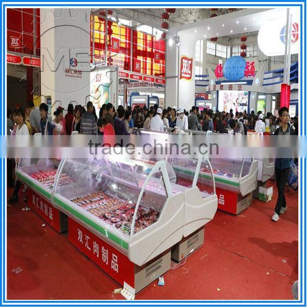 meat fruit vegetable using display fridge / commercial refrigerator / cooler display