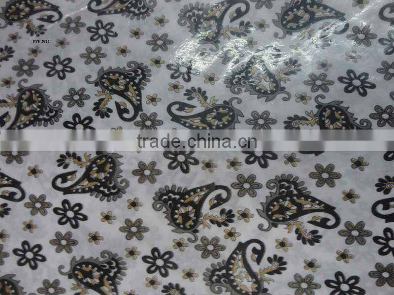 silk habotai printed