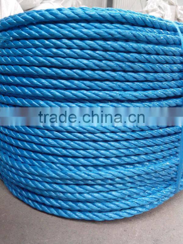 pp splitfilm rope silver rope blue color