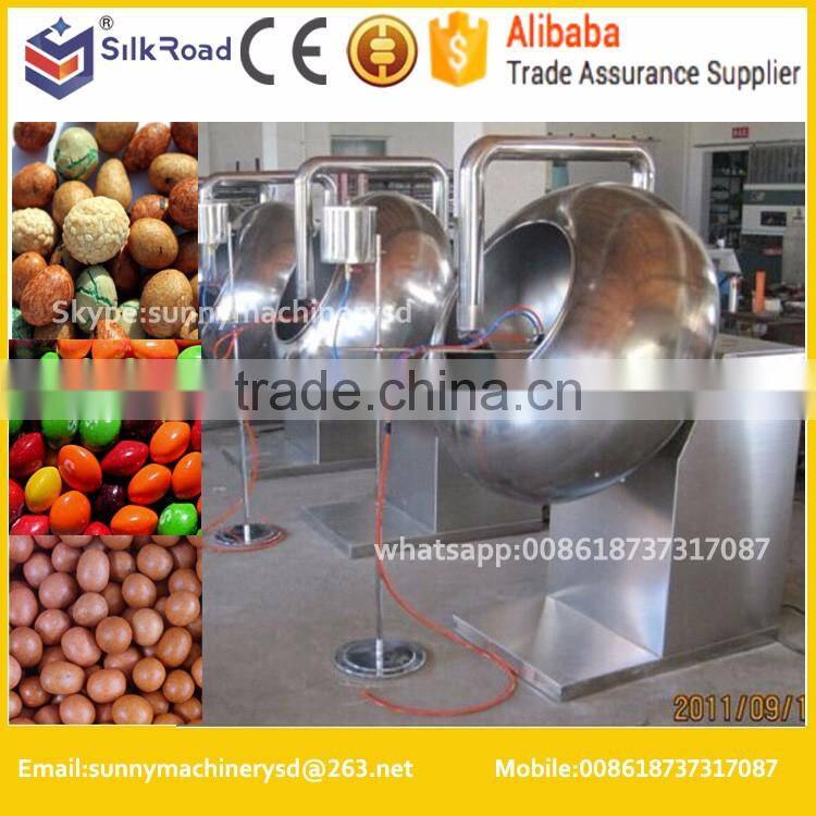 automatic tablet chocolate peanut sugar coating machine