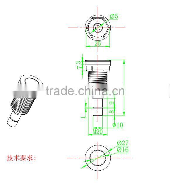 Quick Connect Bathtub Parts Bubble Jet Bathtub Air Brass Bubble Jets