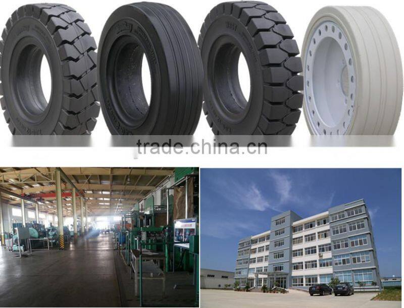 aerial working platform solid tires with holes 33x12-20