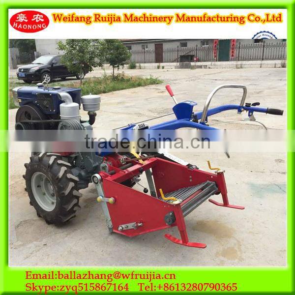 GEAR /CHAIN transmission Potato harvester used for 8-22HP walking tractor ,Farm tractor with potato digger for sale