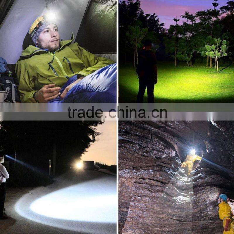 Rechargeable 5000 Lumen 3x CR EE XM-L T6 LED Headlamp,Flashlight Camping hunting Headlight,LED rechargeable high power Headlamp