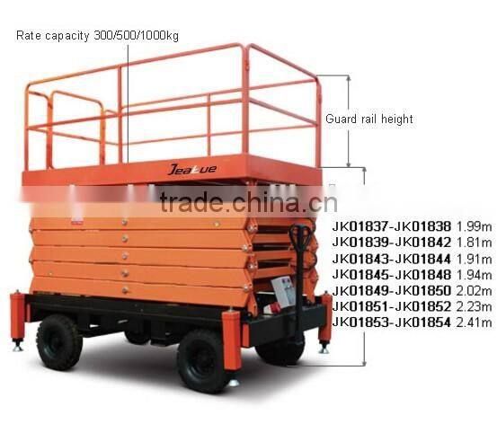 Customized available Hydraulic aerial work scissor lift platform