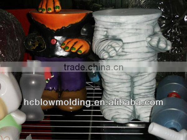 OEM Blow Molding Plastic Ghost Pumpkin Toys For Halloween Design
