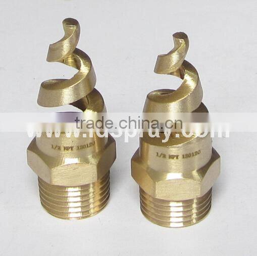 Thread size 1/2" NPT 120120 brass hhsj spjt spiral nozzles