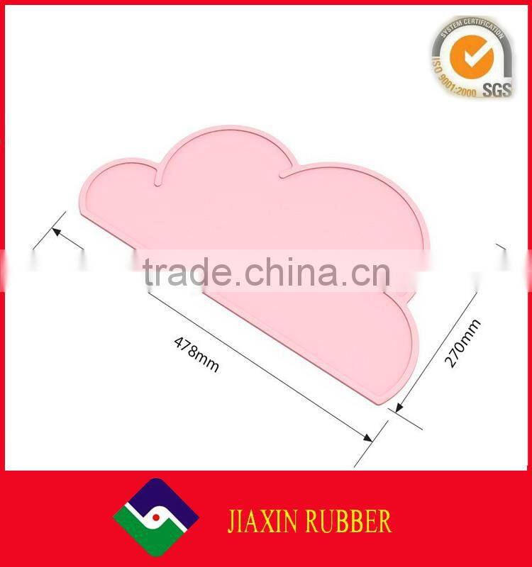 Food grade silicone kid placemat, heat resistant silicone placemats for baby feeding