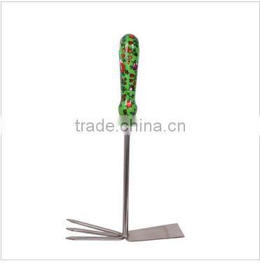 Garden Hand digging Tool With Plastic Handle With Stainless Steel Head