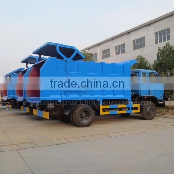 185hp 4*2 DONGFENG Compression Docking Garbge Truck 17 m3