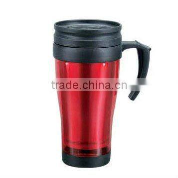 mug Wonderful Heat preservation effect stainless steel big belly auto cup with handle any color is ok