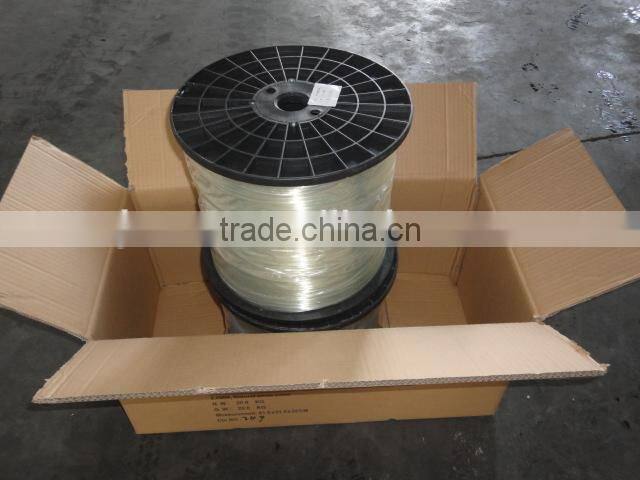 2.0mm bright transparent color polyester monofilament yarn for greenhouse super high strength