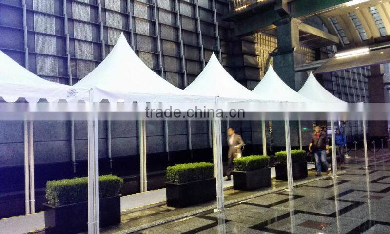 Hot sale good quality high peak wedding tent 6x6m pagoda for sale