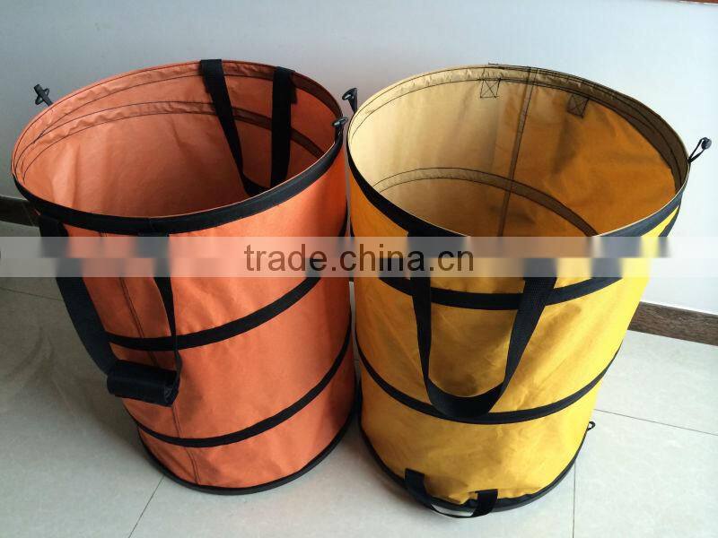 Orange pop up oxford heavy bag/leaf bag