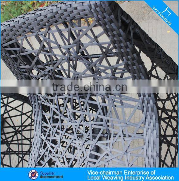 New design leisure rattan table and chair special weaving dinning table chair