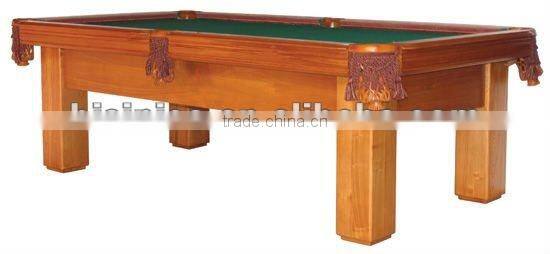 Hand carved classical wooden antique pool table,MOQ:1PCS(B68015)