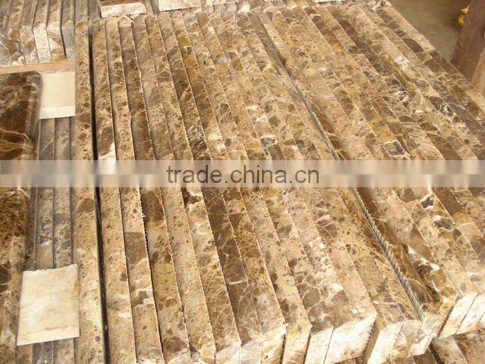 marron emperador dark marble slab